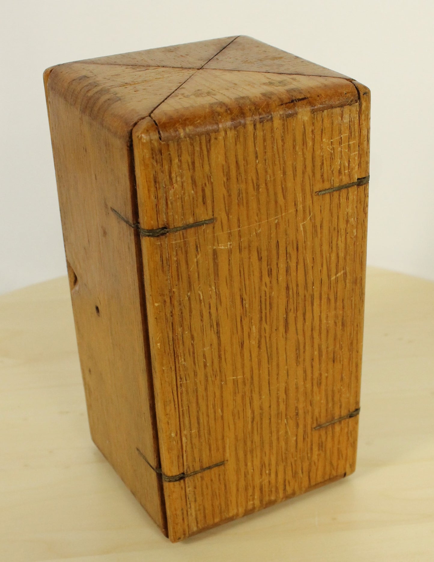 Antique 1889 Patented Singer Sewing Machine Attachment Set in Hinged Wooden Box