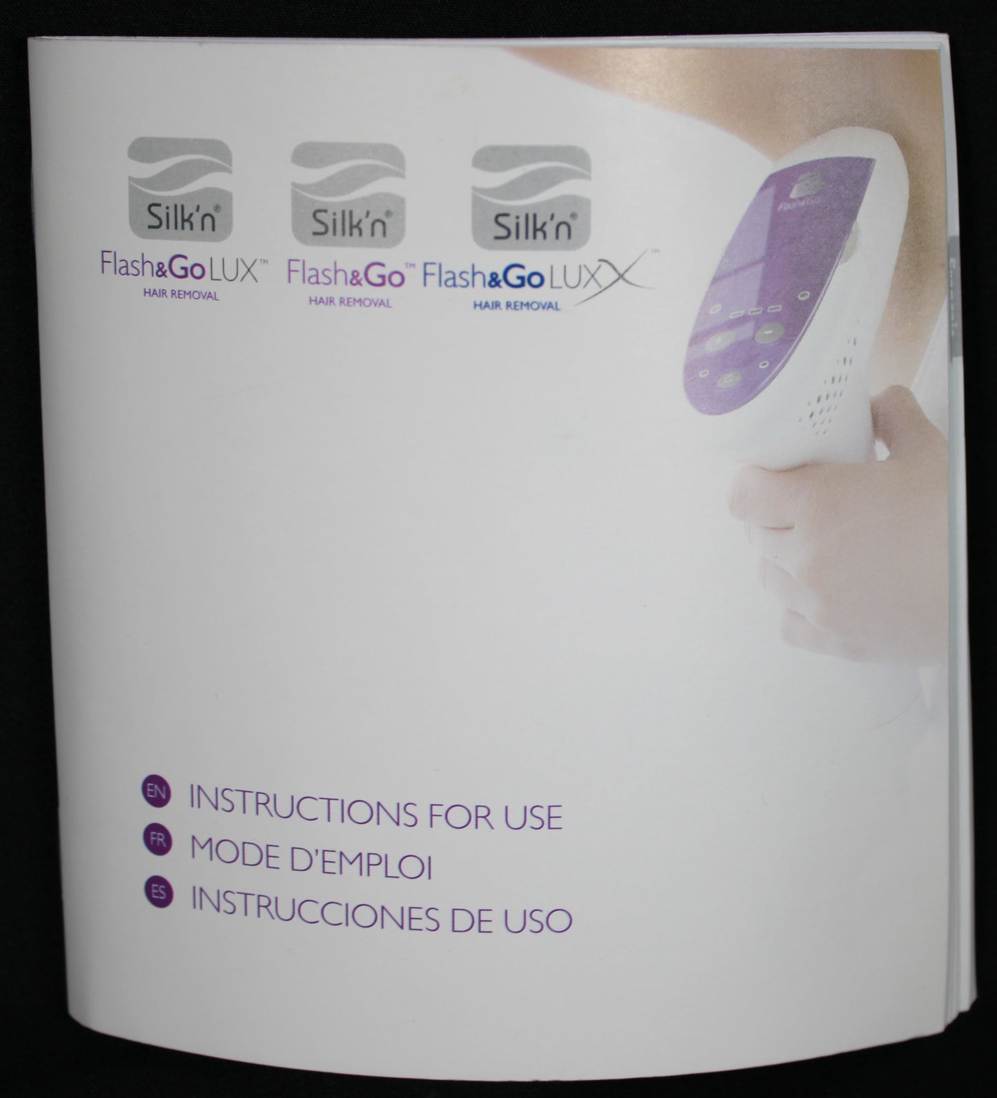 Silk’n Flash & Go LUXX IPL Hair Removal System with Accessories