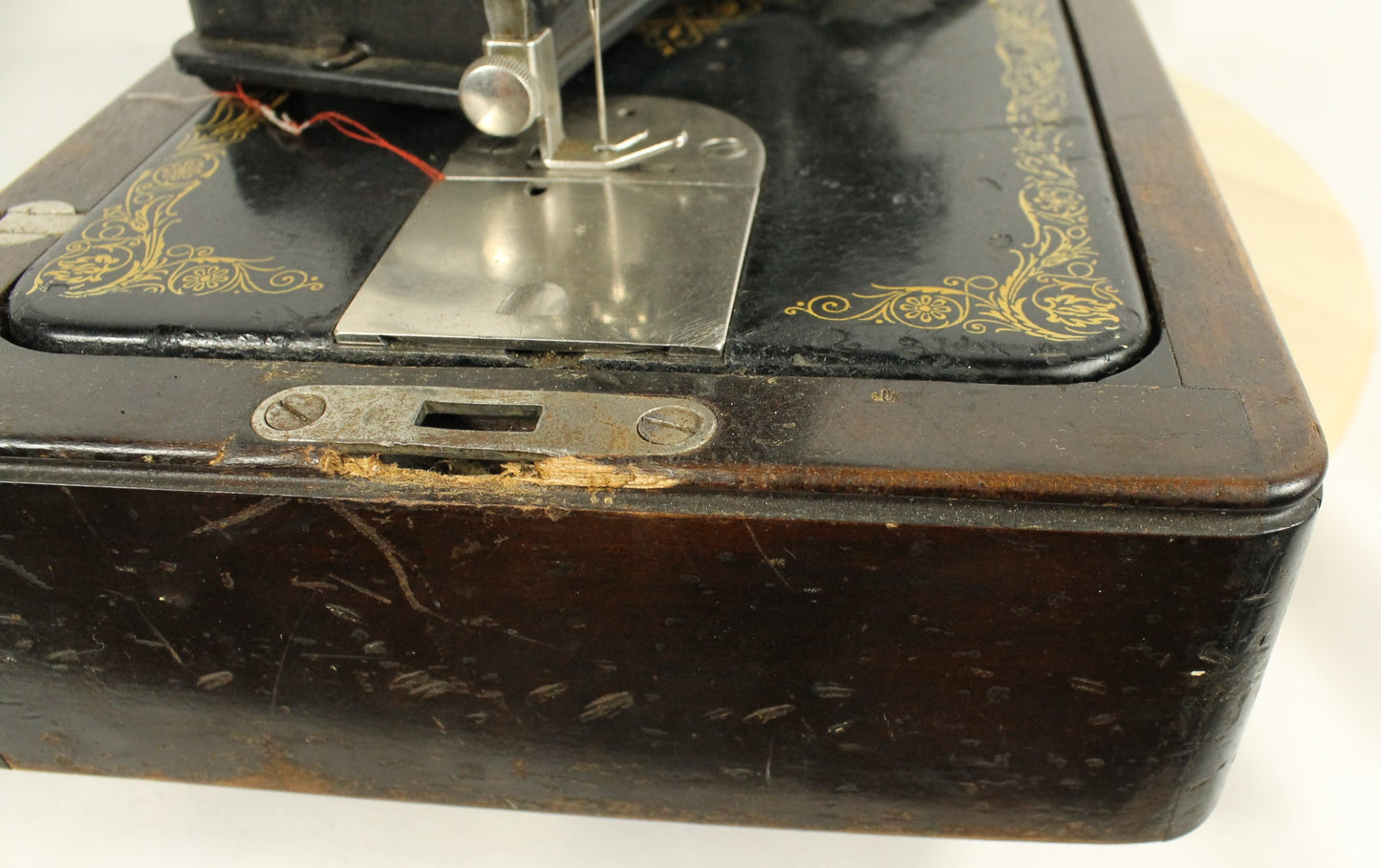 Working 1936 Singer 15-91 "Potted Motor" Sewing Machine with Case - Straight Stitch Workhorse!