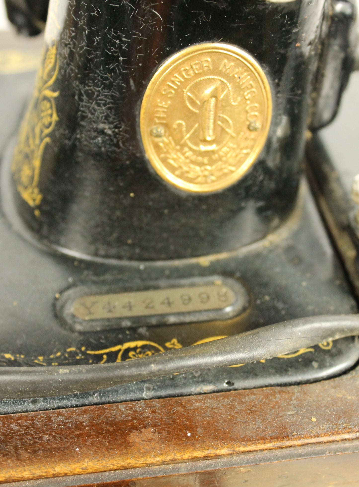 Working 1936 Singer 15-91 "Potted Motor" Sewing Machine with Case - Straight Stitch Workhorse!