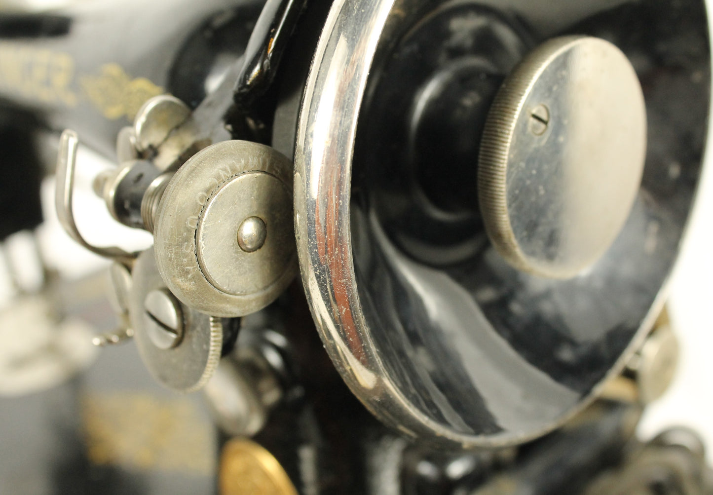 Working 1936 Singer 15-91 "Potted Motor" Sewing Machine with Case - Straight Stitch Workhorse!