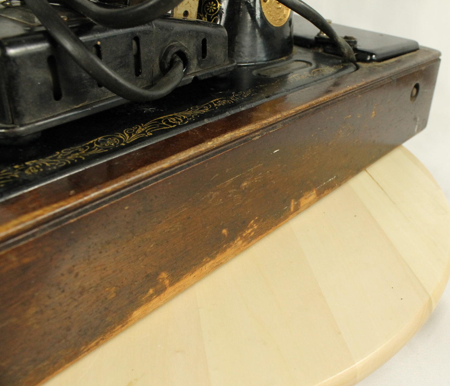 Working 1936 Singer 15-91 "Potted Motor" Sewing Machine with Case - Straight Stitch Workhorse!