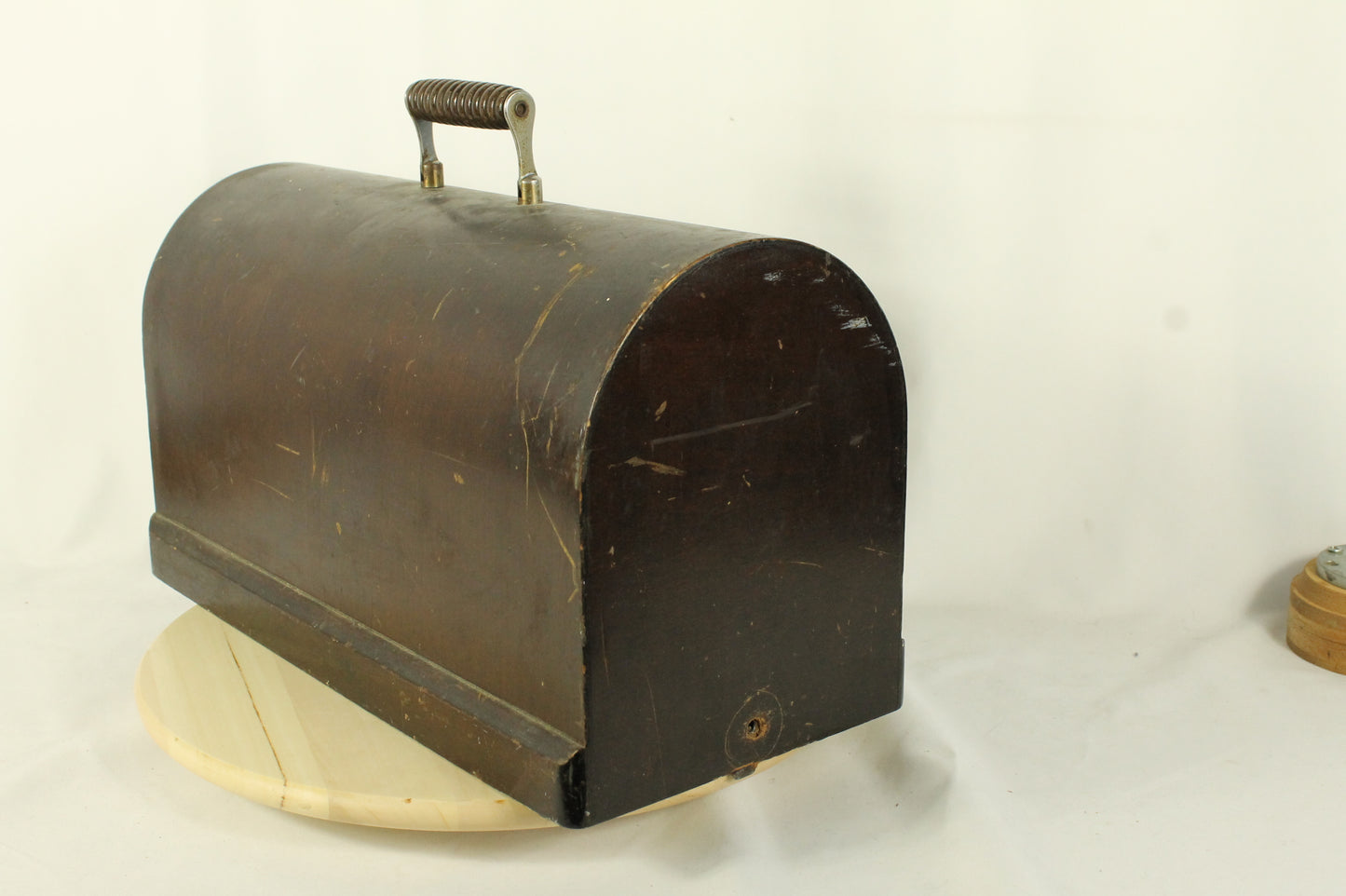 Working 1936 Singer 15-91 "Potted Motor" Sewing Machine with Case - Straight Stitch Workhorse!