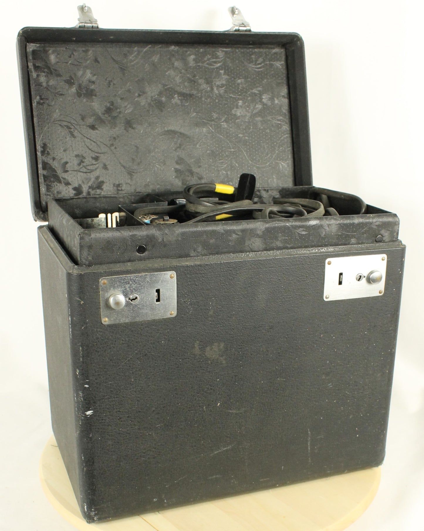 Vintage 1951 Singer Featherweight Model 221-1 Sewing Machine in Case, with Accessories and Original Manual