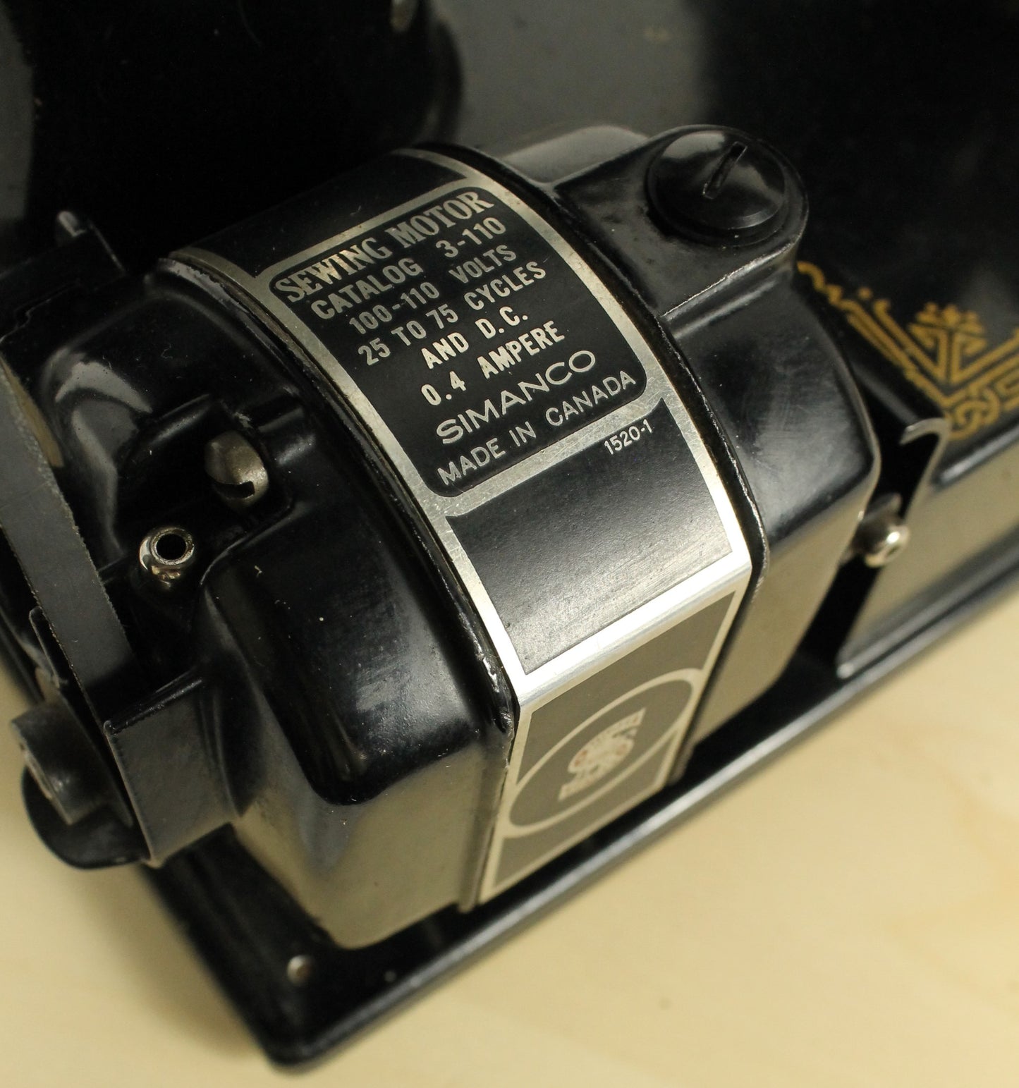 Vintage 1951 Singer Featherweight Model 221-1 Sewing Machine in Case, with Accessories and Original Manual