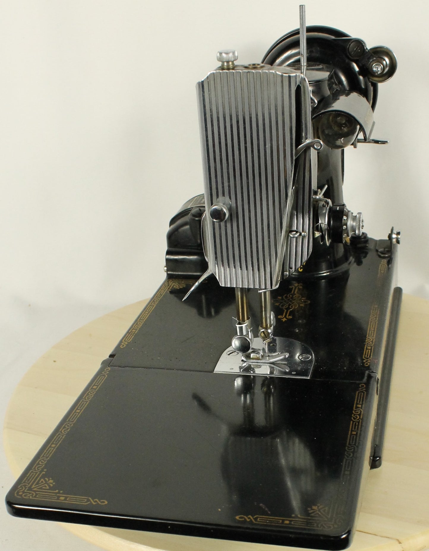 Vintage 1951 Singer Featherweight Model 221-1 Sewing Machine in Case, with Accessories and Original Manual