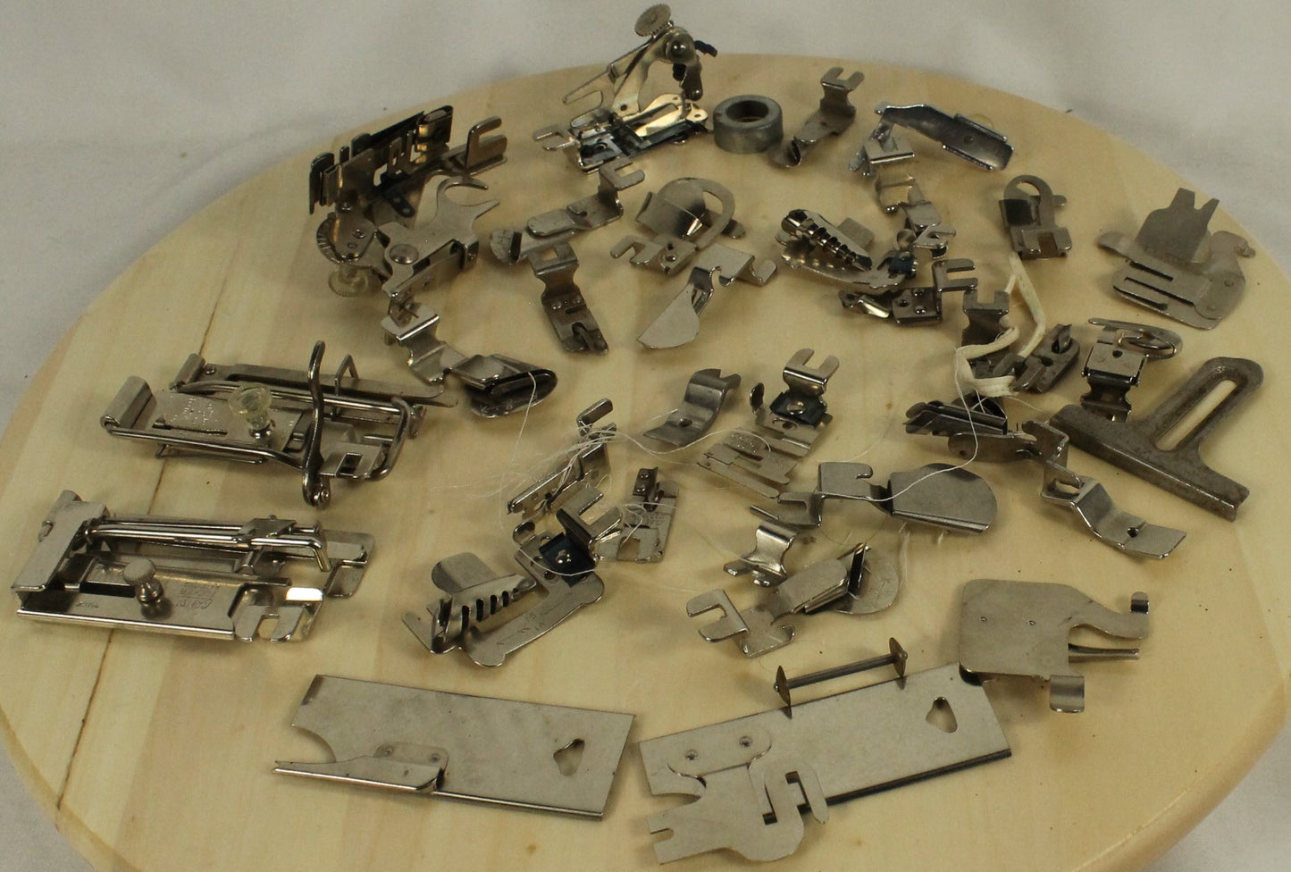 Vintage 1948 Singer Featherweight 221 (S/N EE575605) with Original Case & Huge Accessory Lot