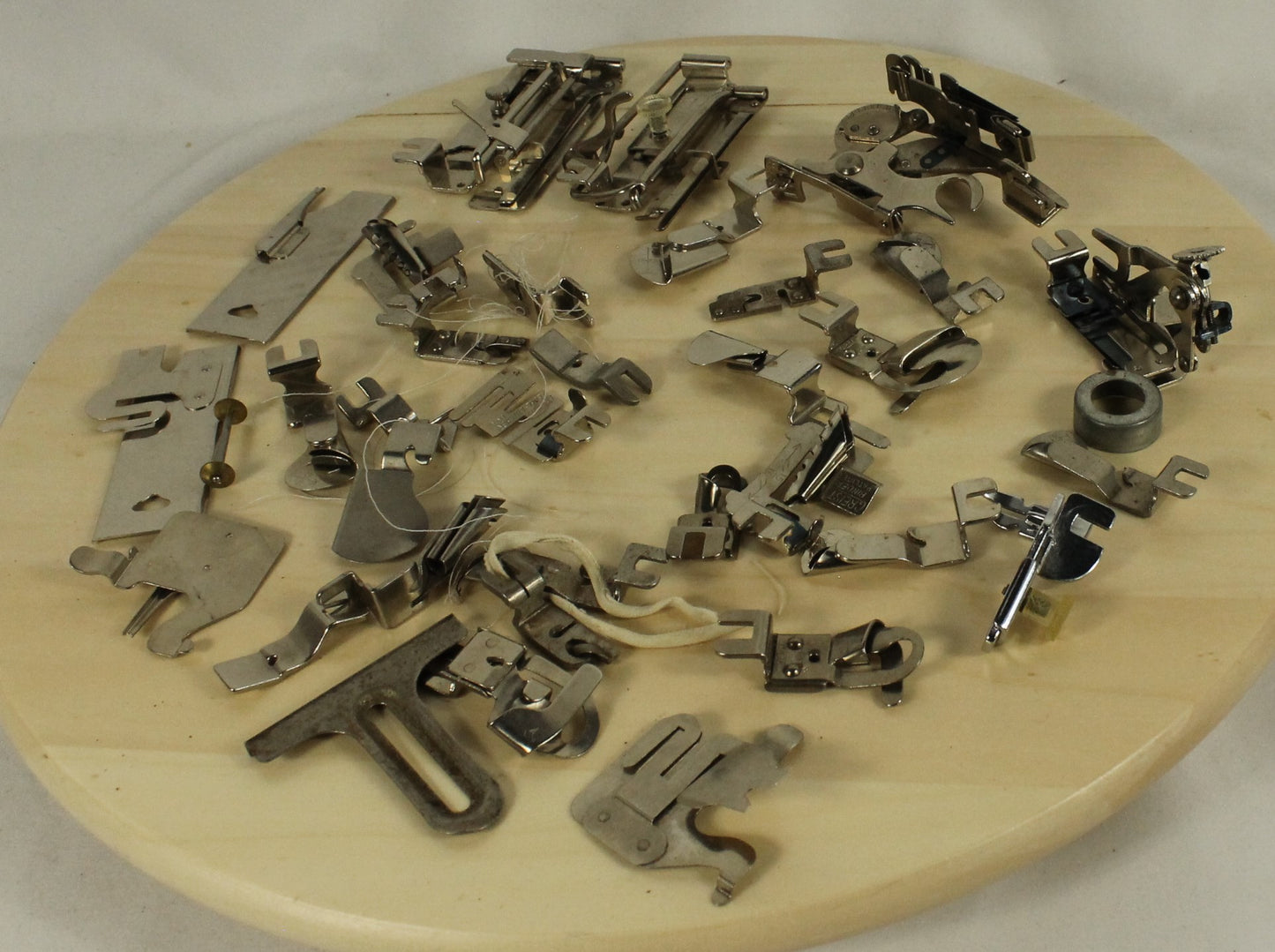 Vintage 1948 Singer Featherweight 221 (S/N EE575605) with Original Case & Huge Accessory Lot