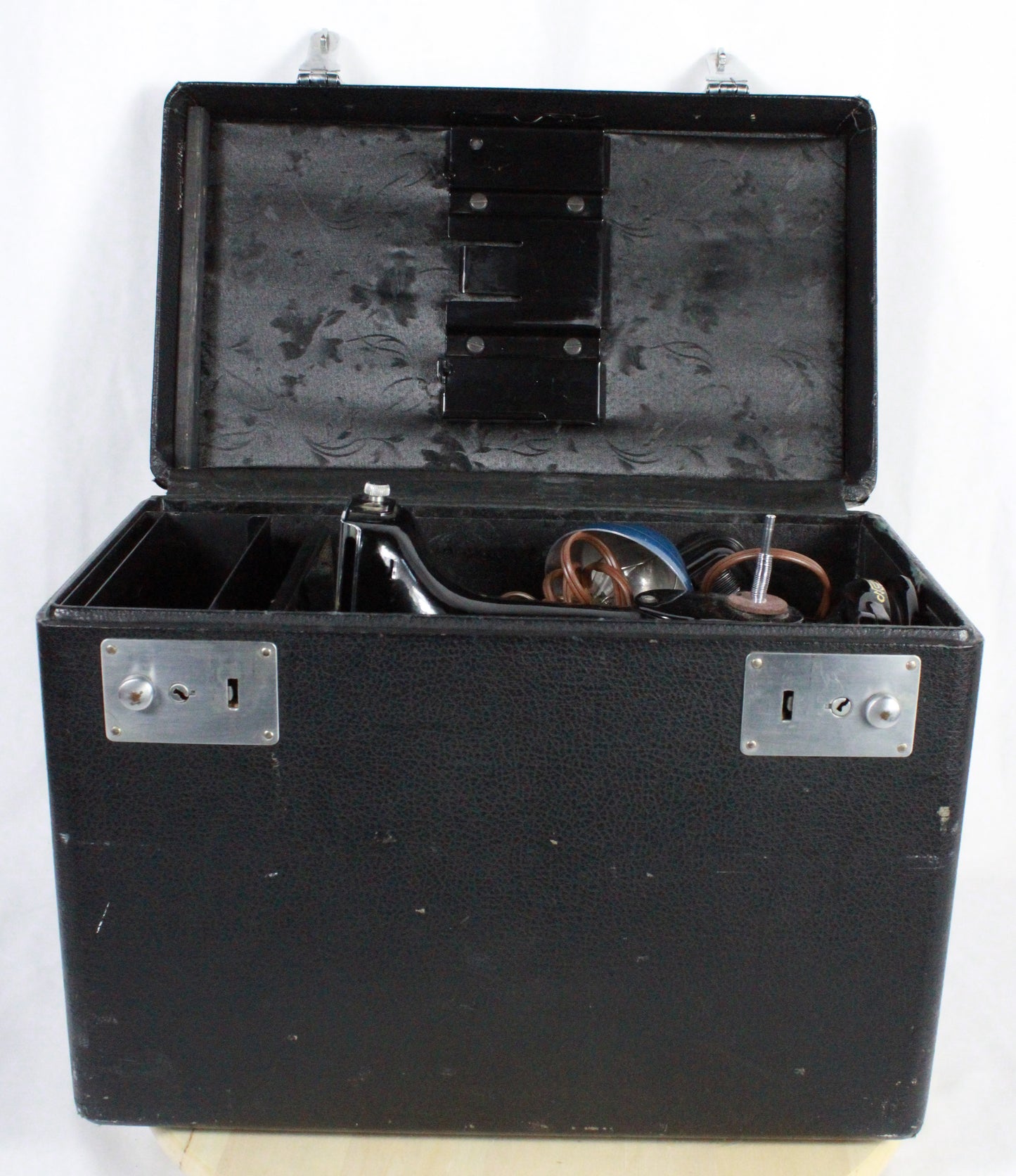 Vintage Singer Featherweight 221 Sewing Machine with Case and Accessories - Serial EH005125