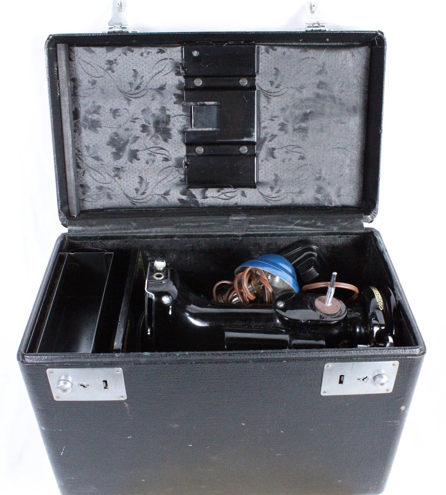 Vintage Singer Featherweight 221 Sewing Machine with Case and Accessories - Serial EH005125