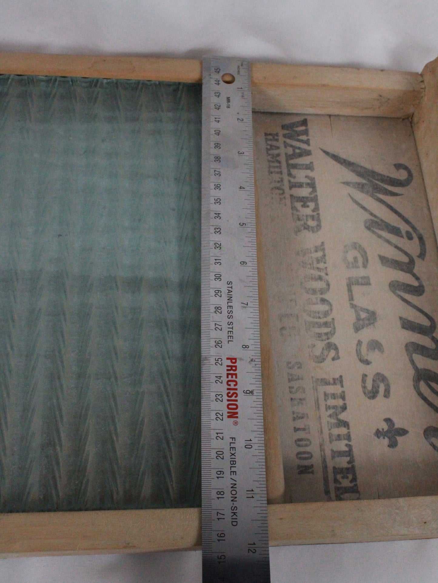 Antique Winner Glass Washboard - Walter Woods Limited