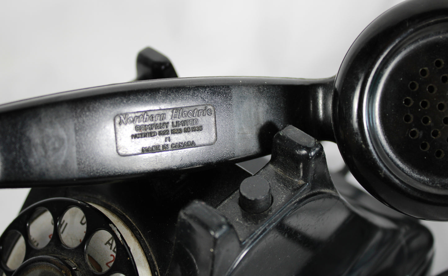 Vintage Northern Electric Uniphone No. 1 Rotary Desk Telephone