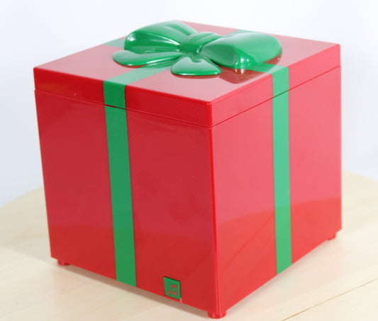 Avon Pop-Up Musical Christmas Snow Globe Gift Box