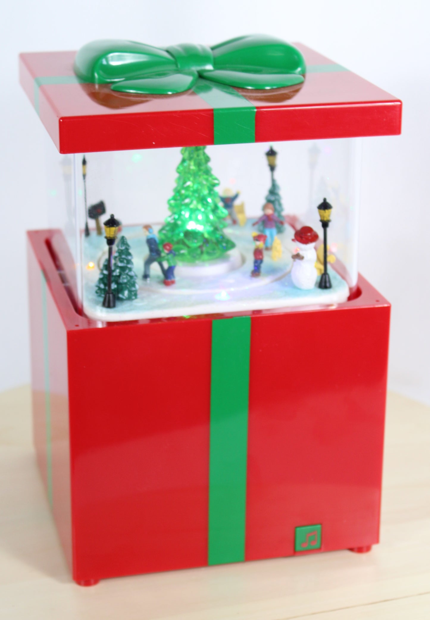 Avon Pop-Up Musical Christmas Snow Globe Gift Box