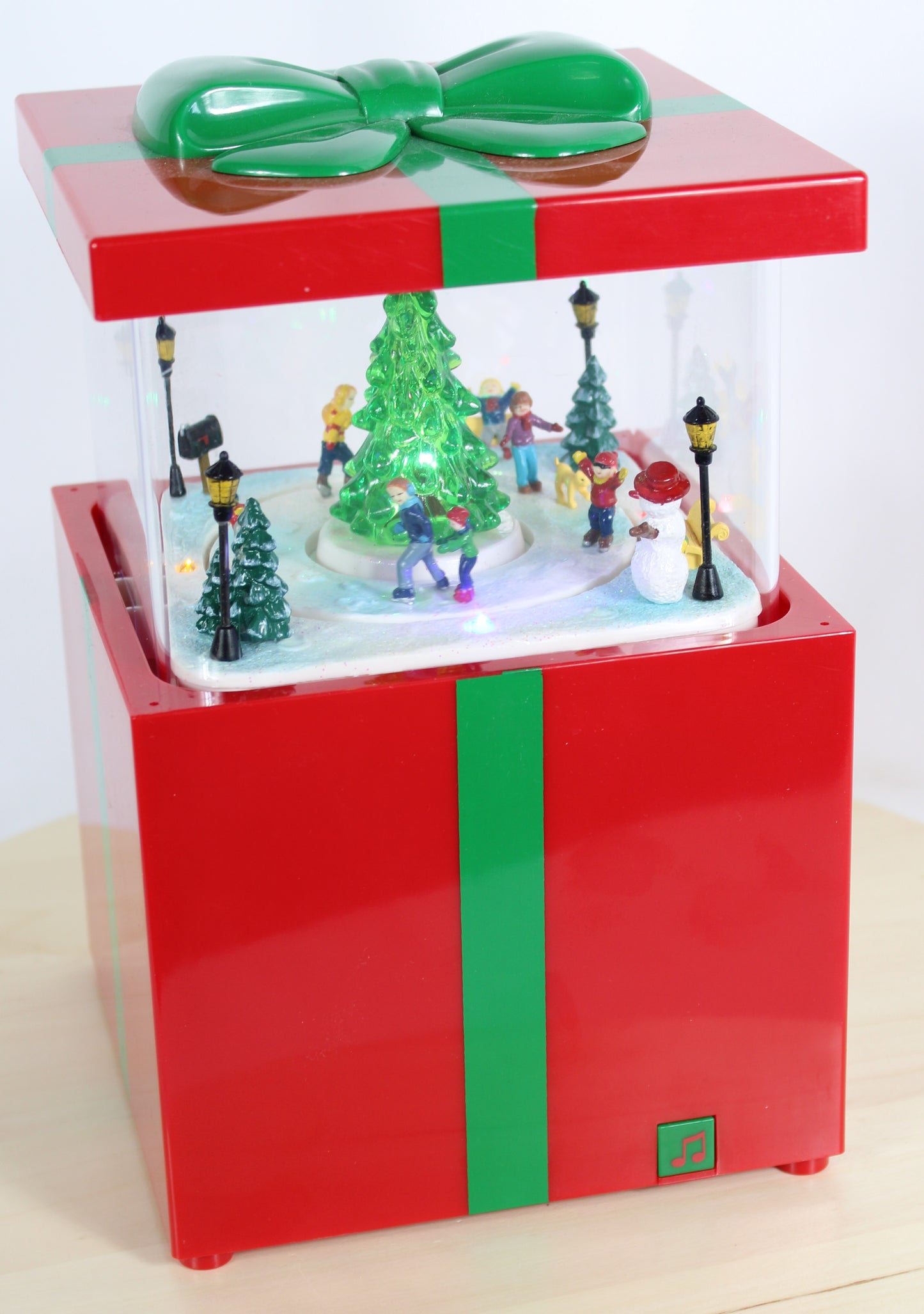 Avon Pop-Up Musical Christmas Snow Globe Gift Box