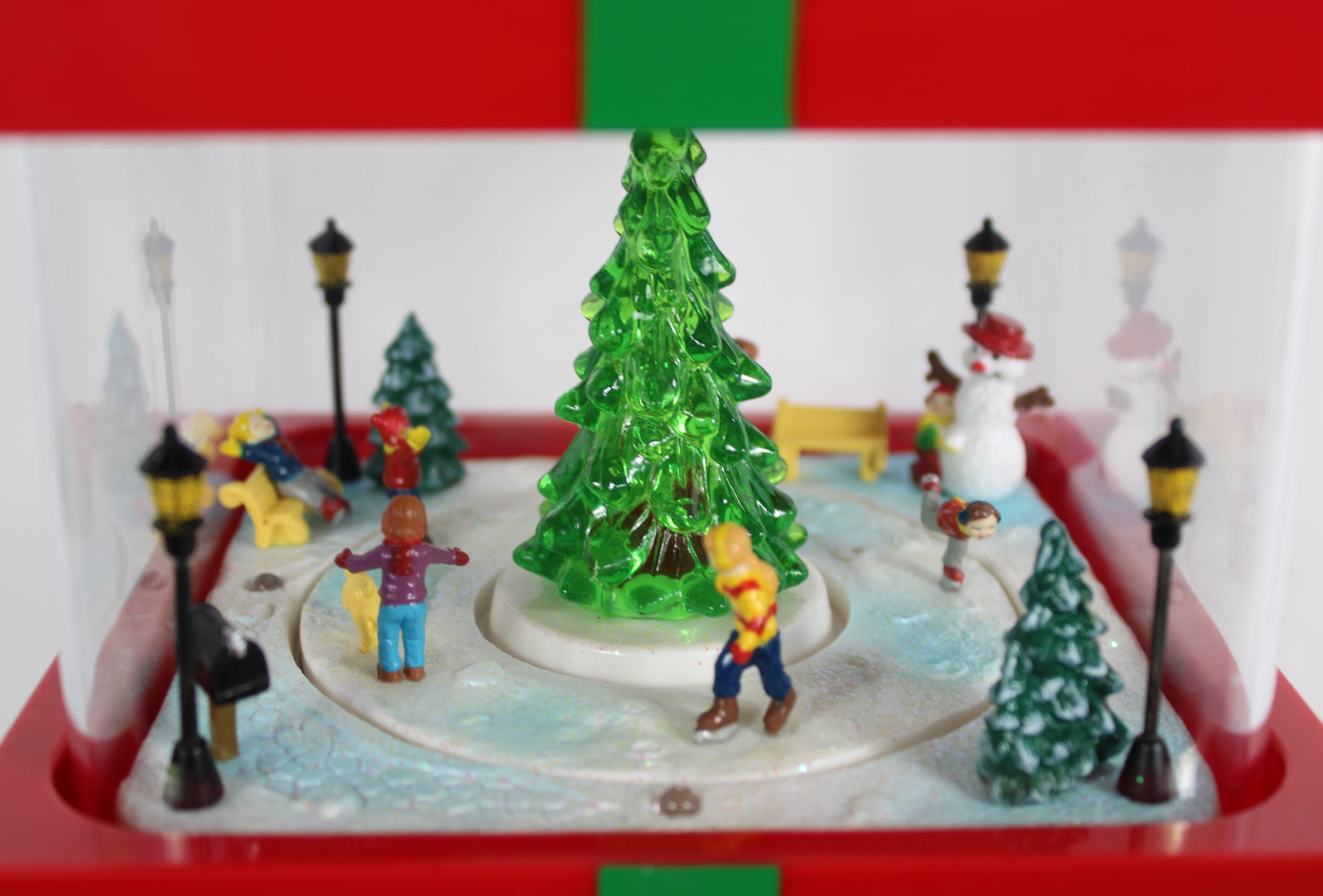 Avon Pop-Up Musical Christmas Snow Globe Gift Box