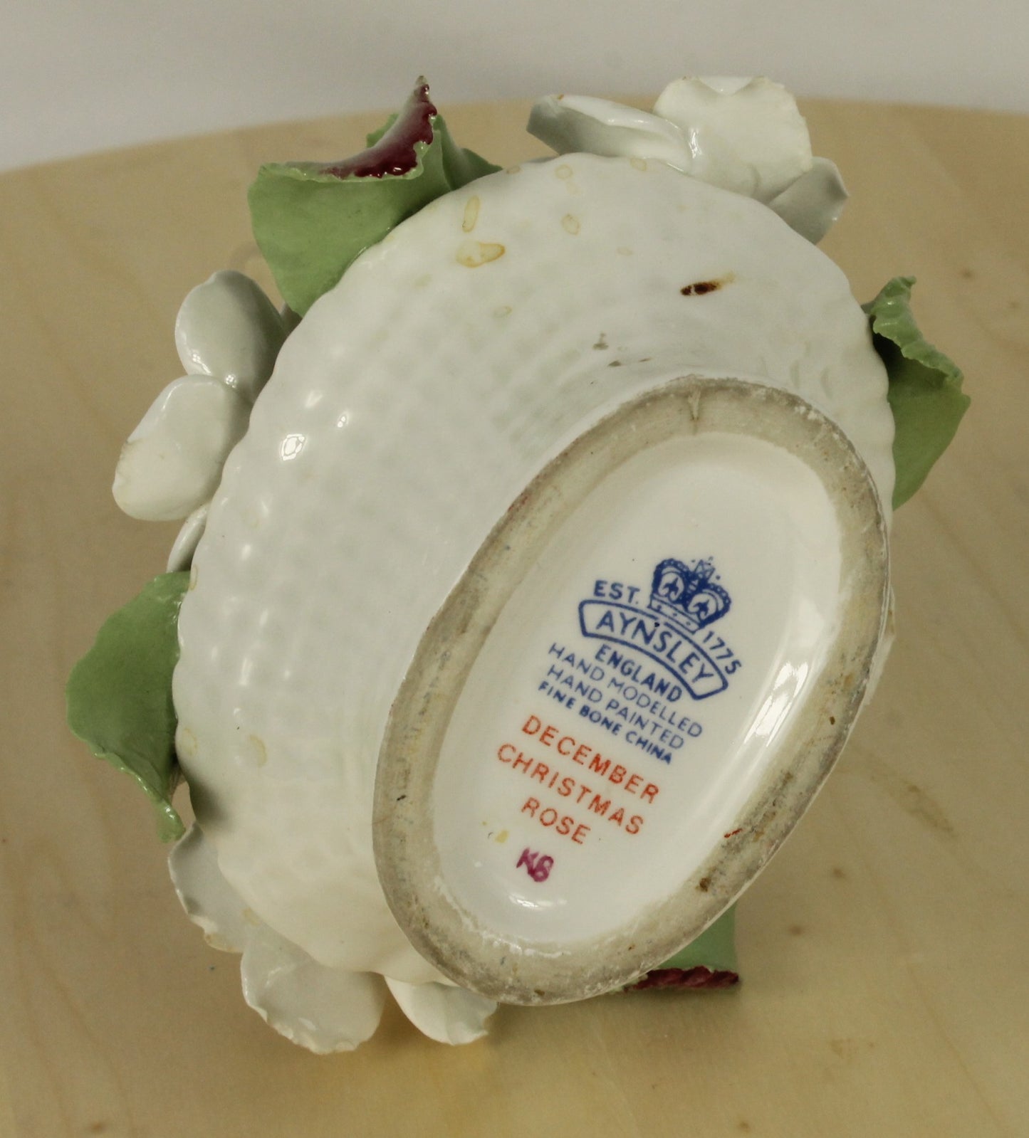 Ainsley Porcelain Flowers in Basket
