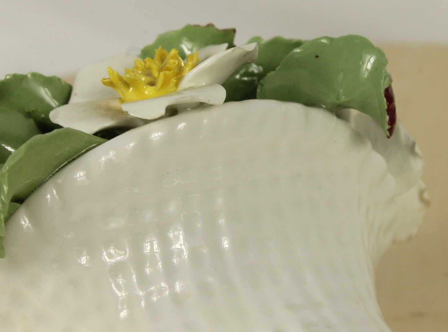 Ainsley Porcelain Flowers in Basket