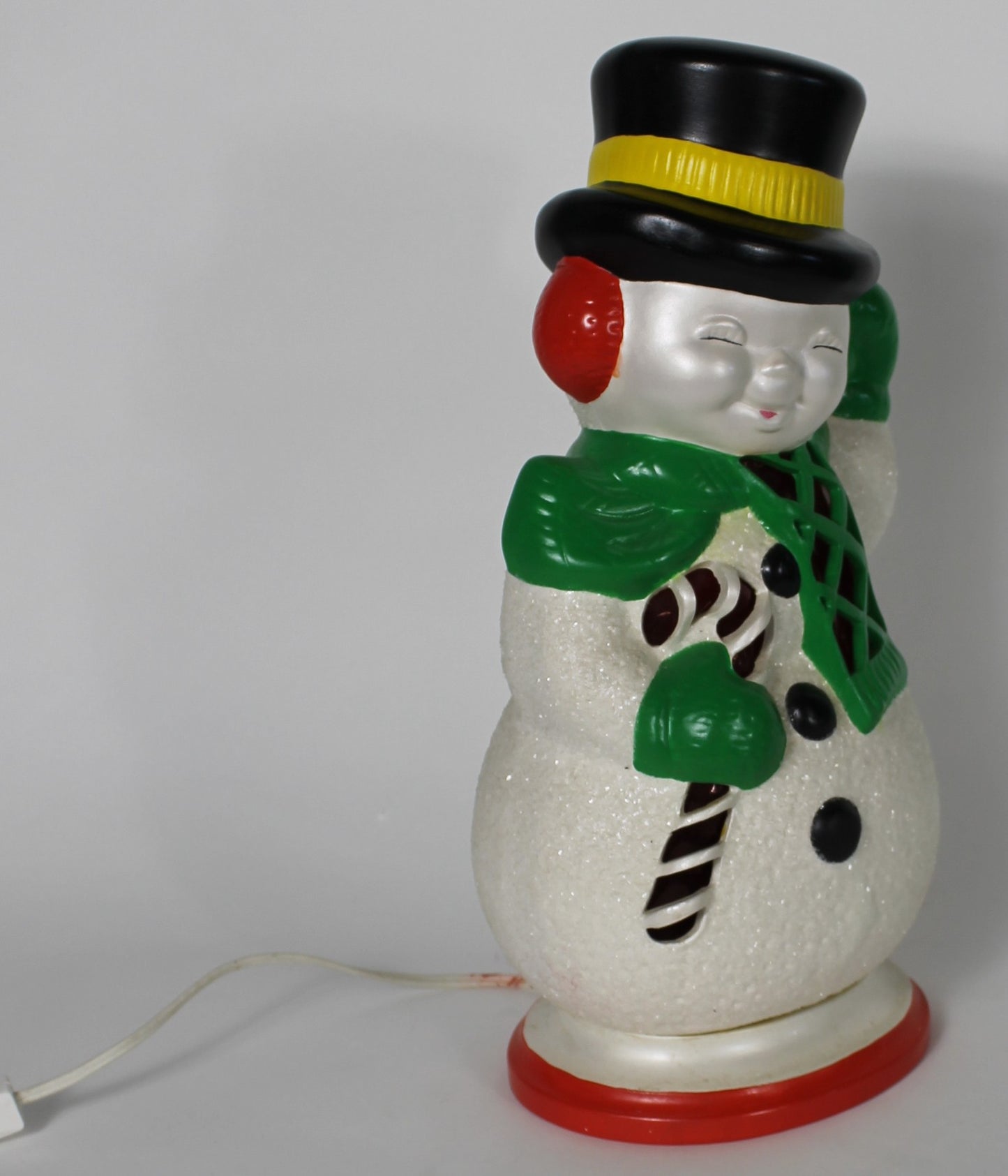 Festive Glowing Snowman Decoration – Warm Christmas Night Light