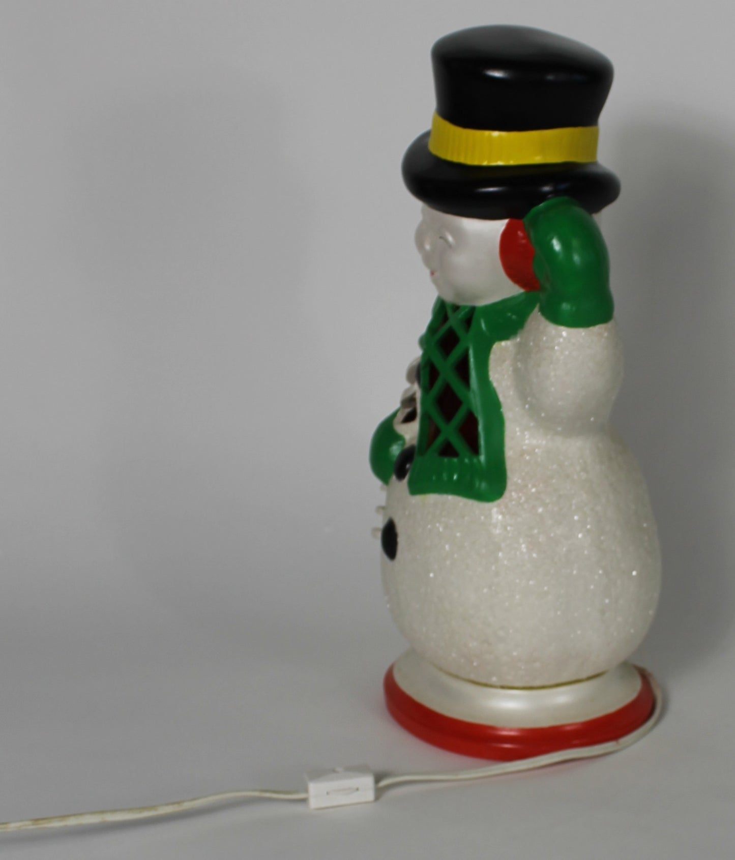 Festive Glowing Snowman Decoration – Warm Christmas Night Light