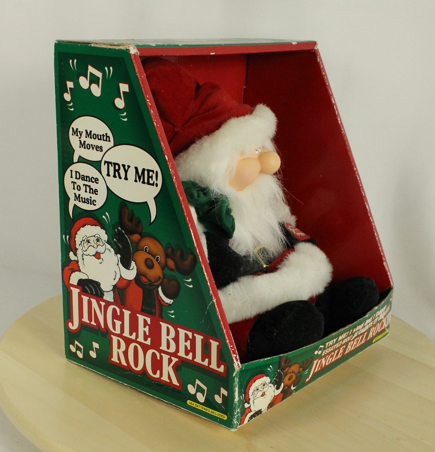 Animated "Jingle Bell Rock" Dancing and Singing Santa