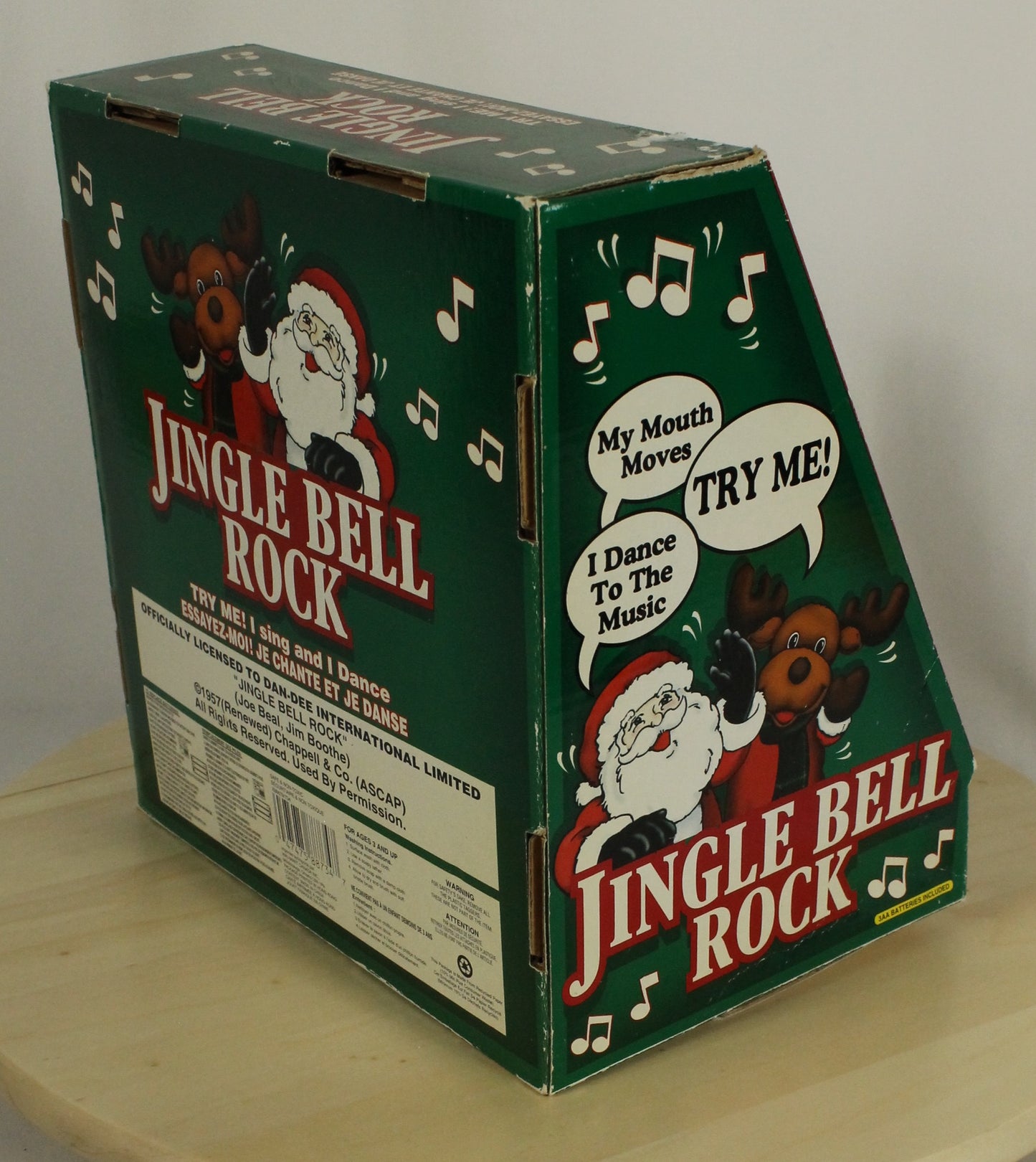 Animated "Jingle Bell Rock" Dancing and Singing Santa
