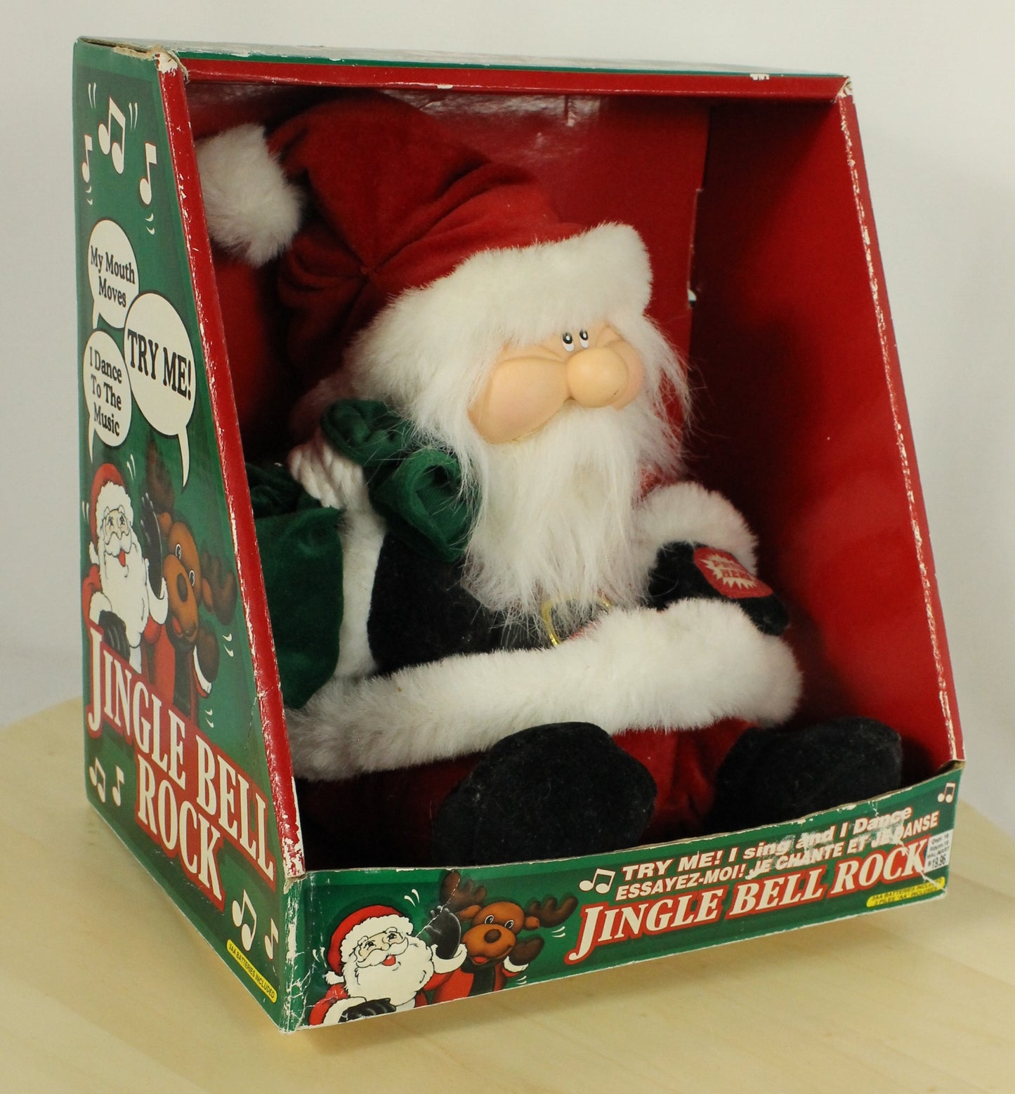 Animated "Jingle Bell Rock" Dancing and Singing Santa