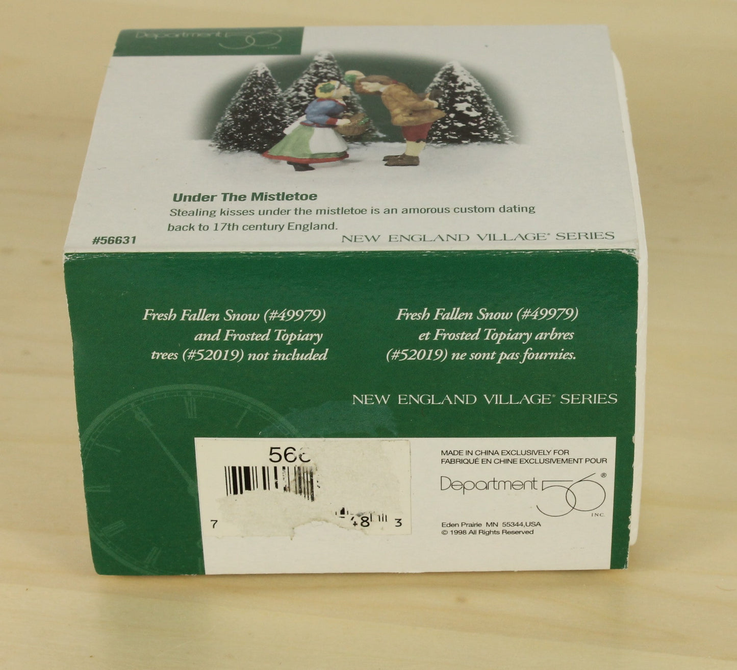 Dept 56 Under the Mistletoe Figurine
