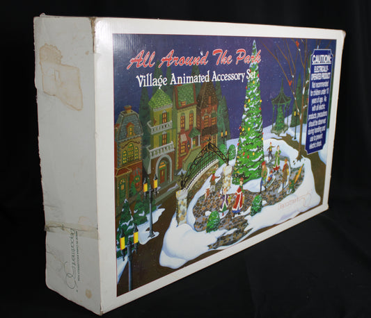 Department 56 "All Around The Park" Animated Village Accessory Set (1994)