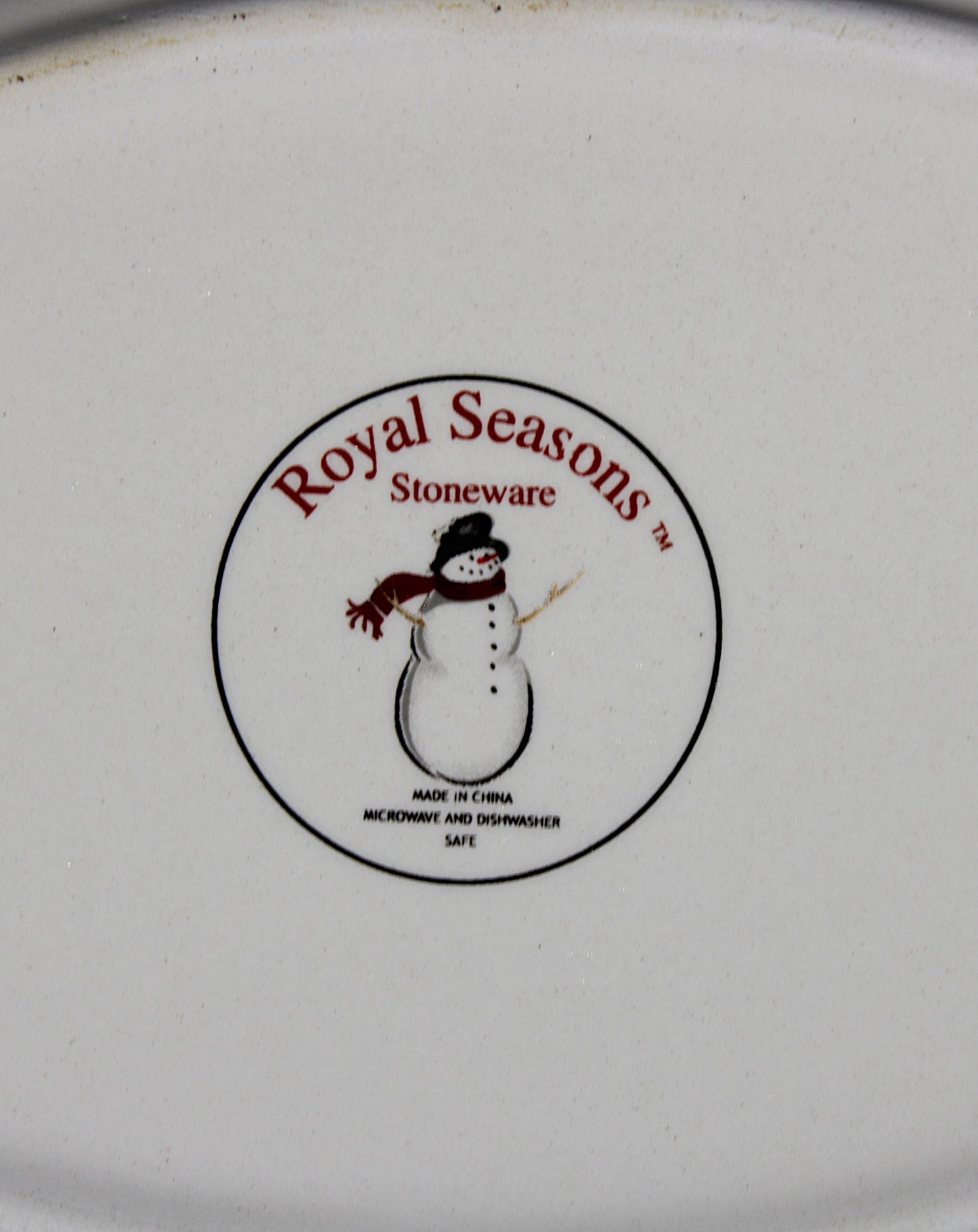 Holiday Snowman Dinnerware and Serving Collection 20 pcs