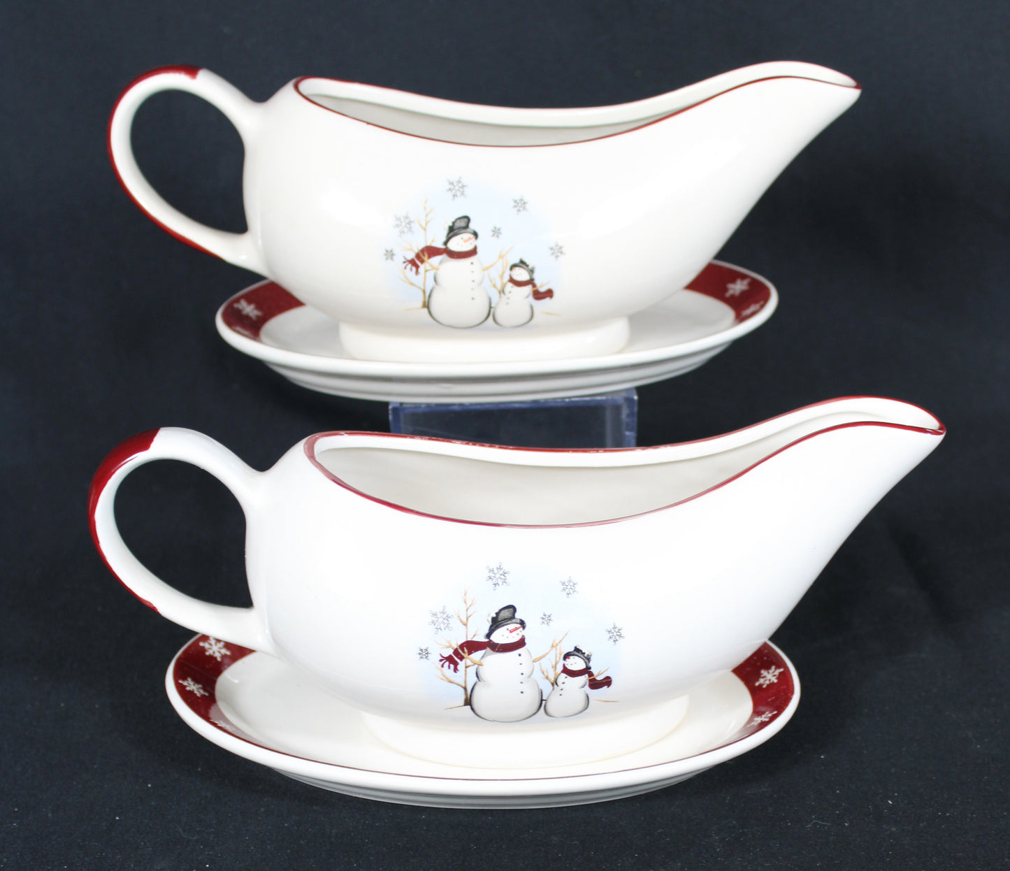 Holiday Snowman Dinnerware and Serving Collection 20 pcs