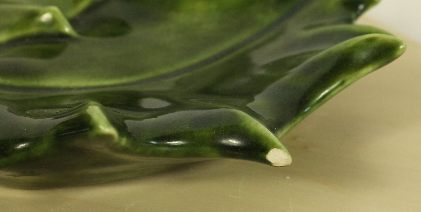 Vintage Jamar Holly Leaf Candy/Trinket Dish Set (Set of 2)