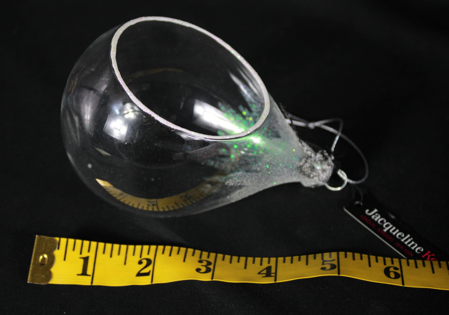 Clear Glass Terrarium Christmas Ornaments, Set of 3