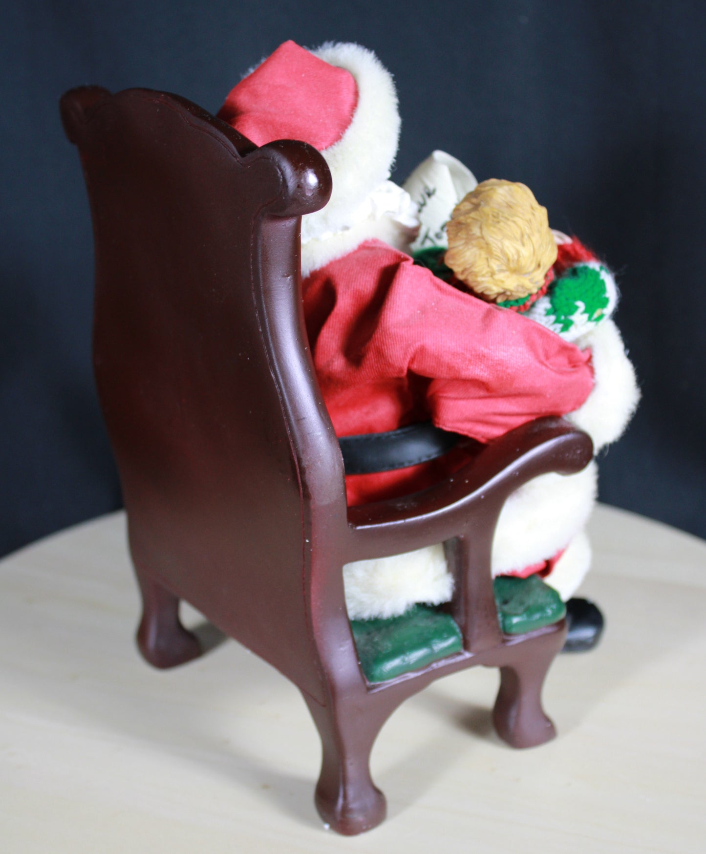 Heirloom Christmas Village: Kirkland Signature 11-Piece Fabric Mâché Santa Photo Scene