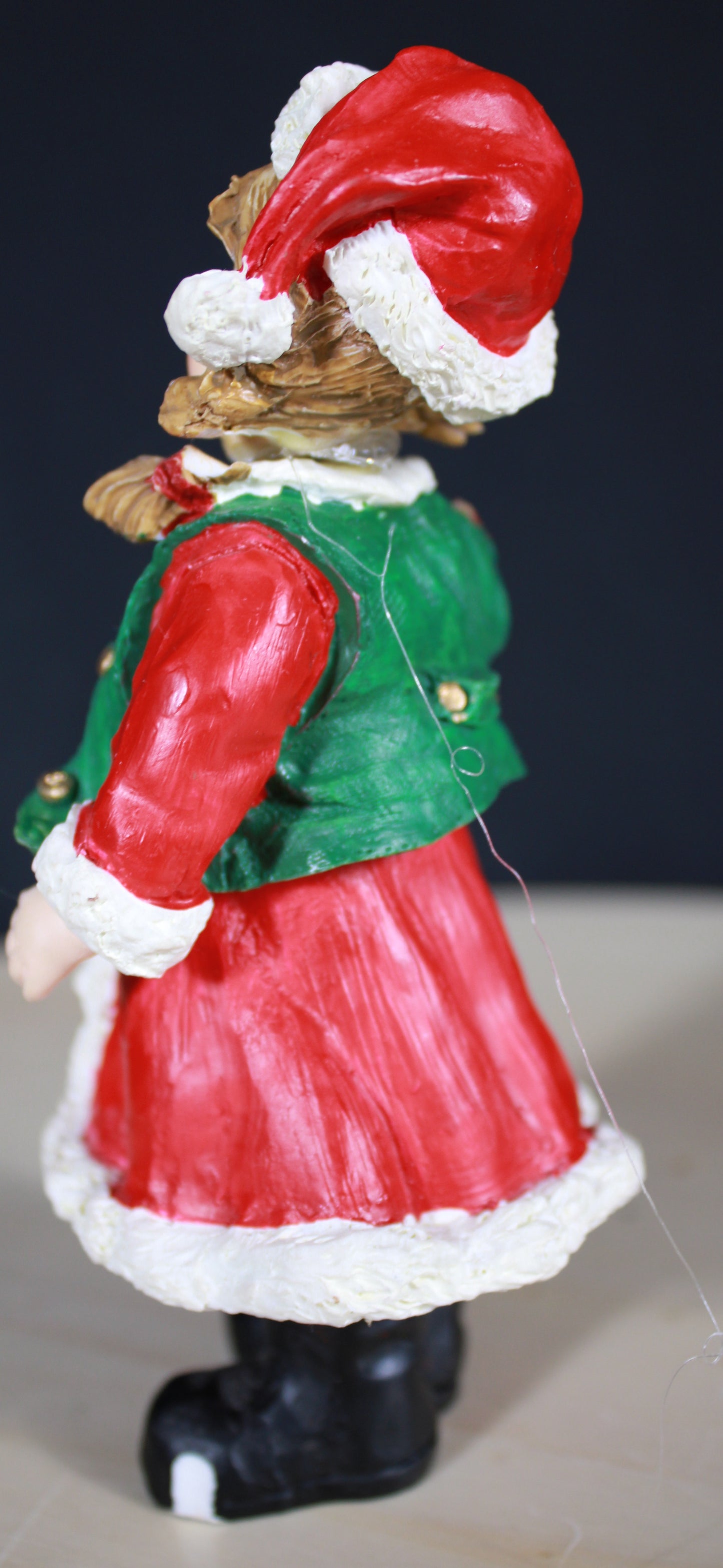 Heirloom Christmas Village: Kirkland Signature 11-Piece Fabric Mâché Santa Photo Scene