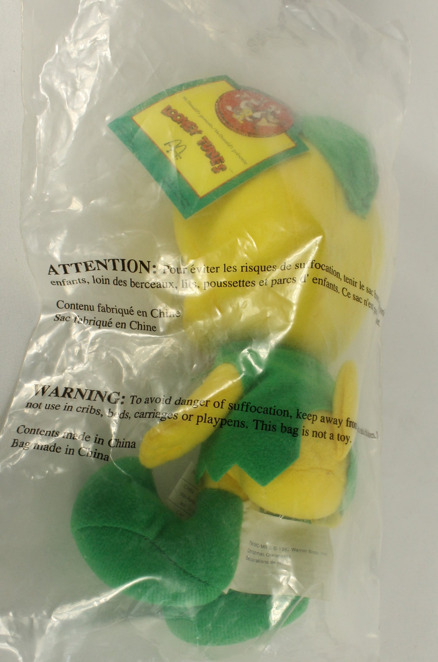 Set of Three McDonald's Looney Tunes Plush Toys