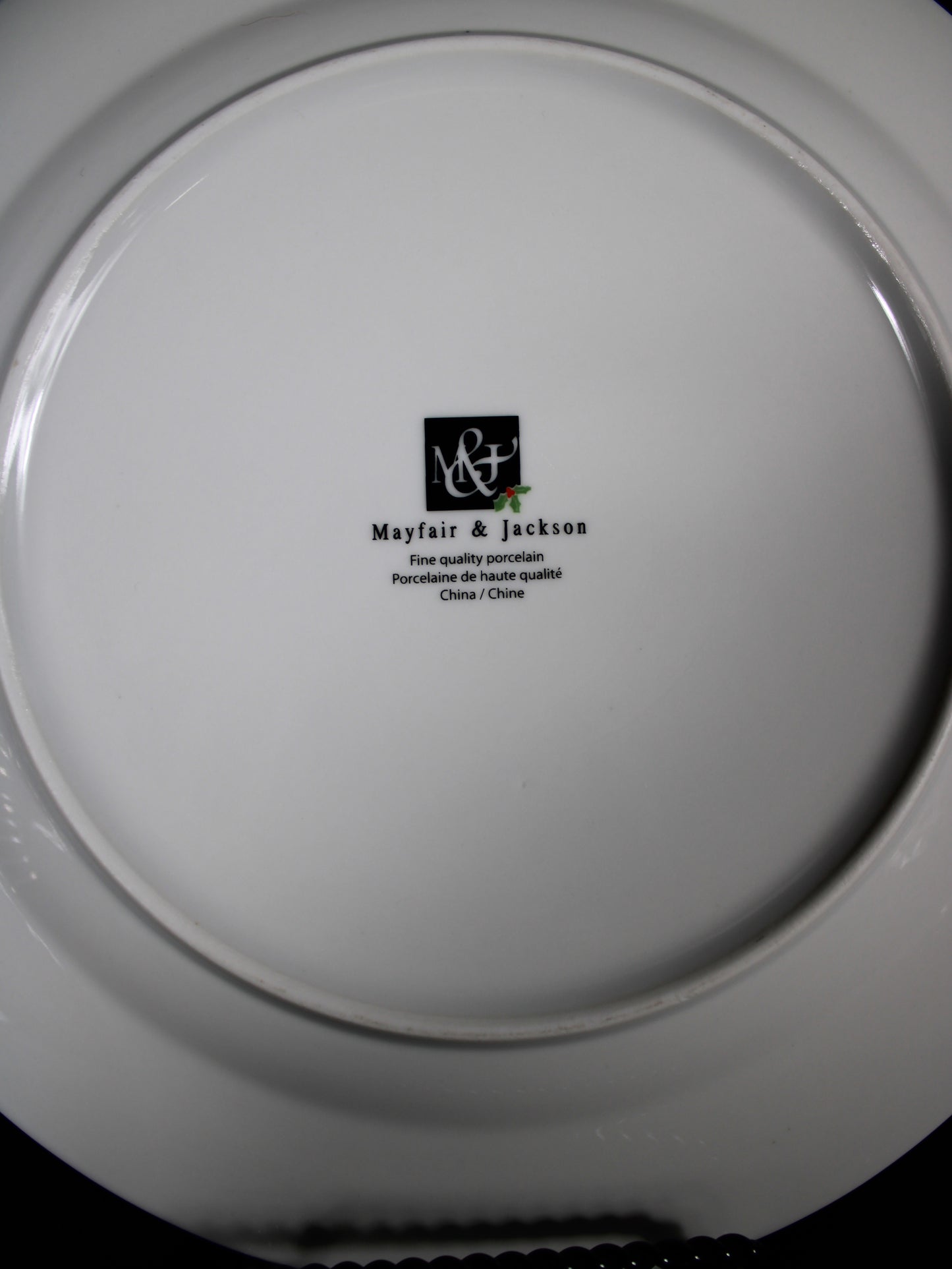 Elegant Christmas Holly Dinnerware and Flatware Set of 113 piece set