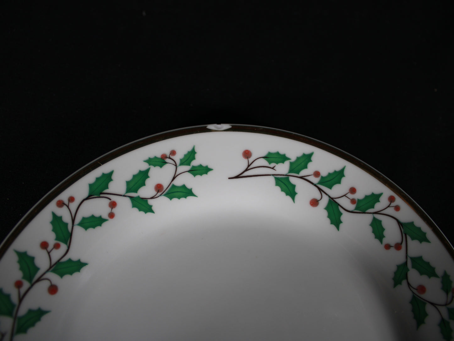 Elegant Christmas Holly Dinnerware and Flatware Set of 113 piece set