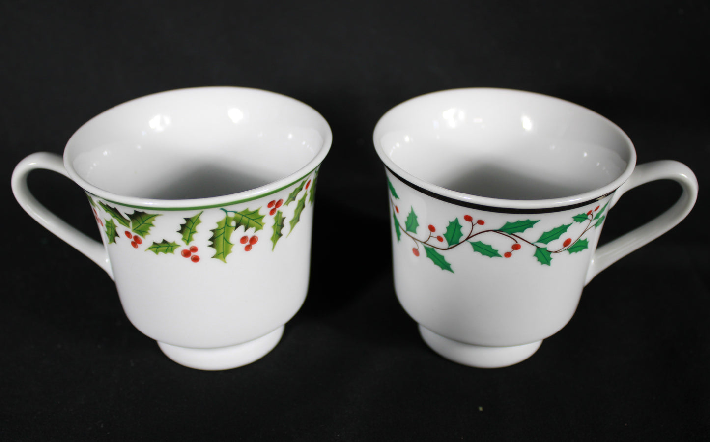 Elegant Christmas Holly Dinnerware and Flatware Set of 113 piece set