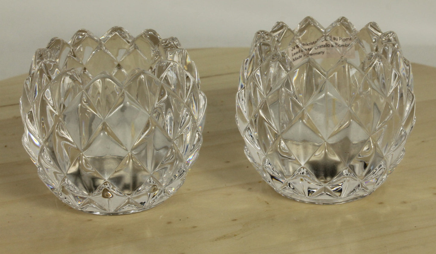 Nachtmann Votive Holders Set of Two