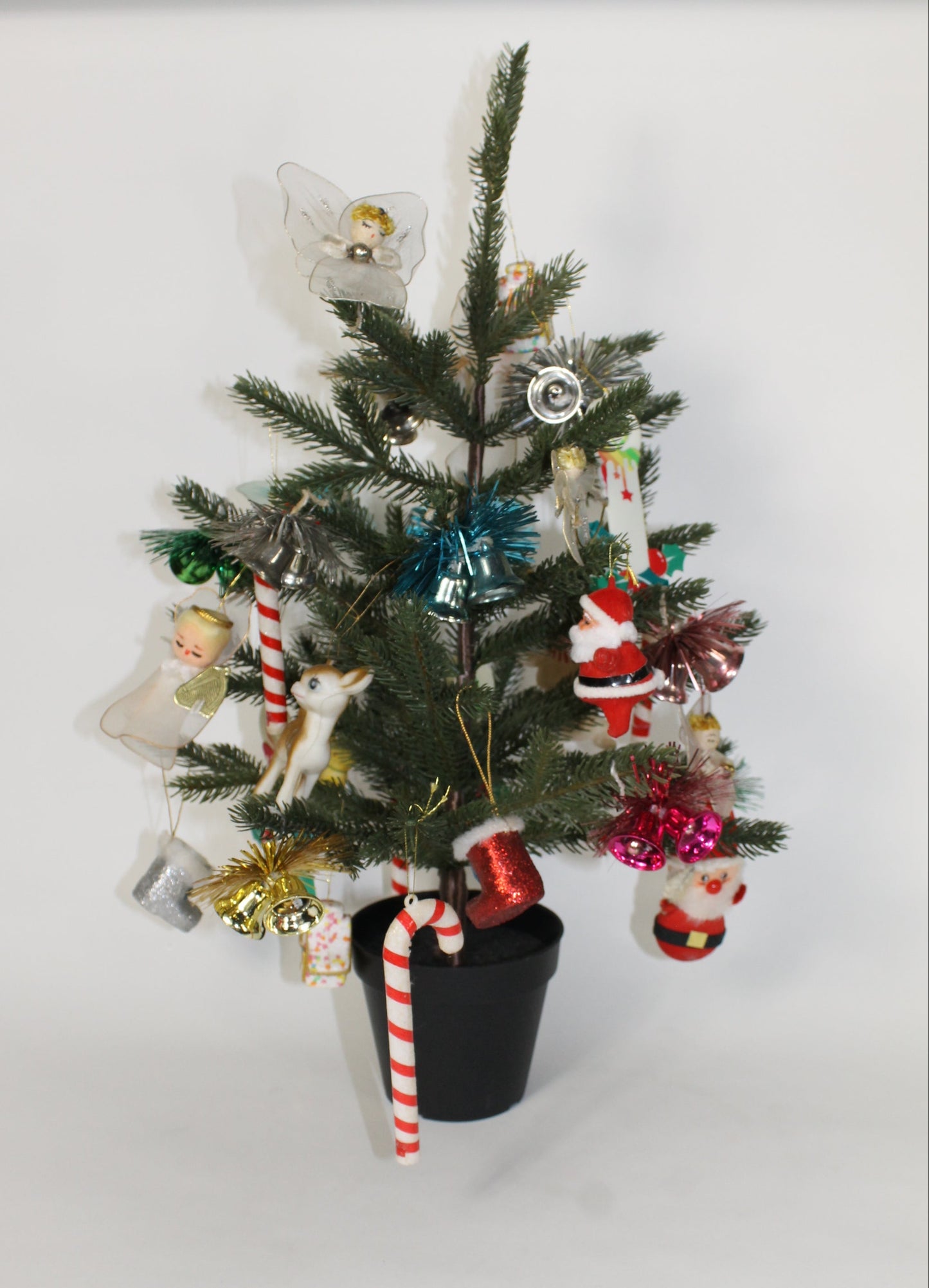 Vintage Ornaments on a Tree