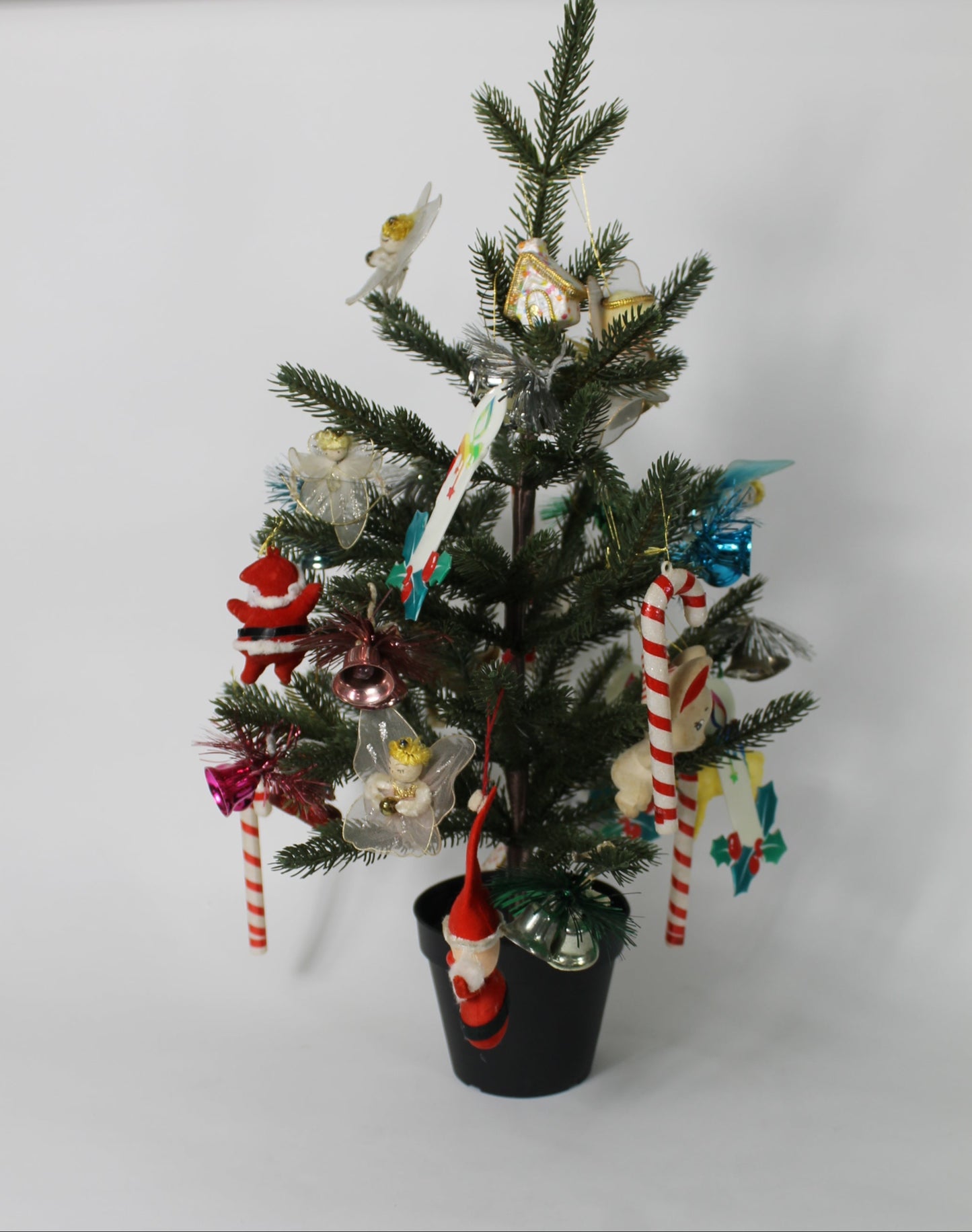 Vintage Ornaments on a Tree