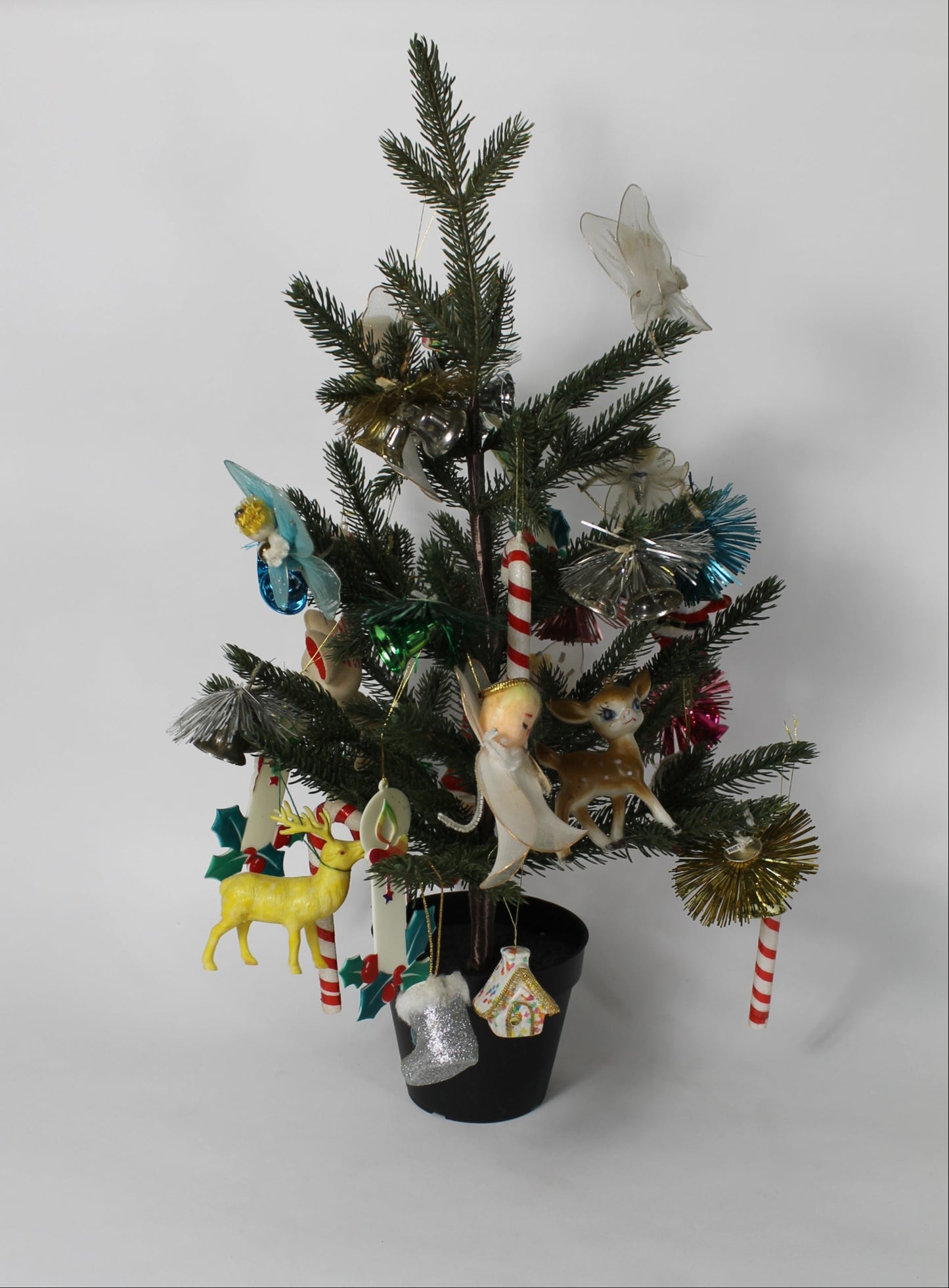 Vintage Ornaments on a Tree