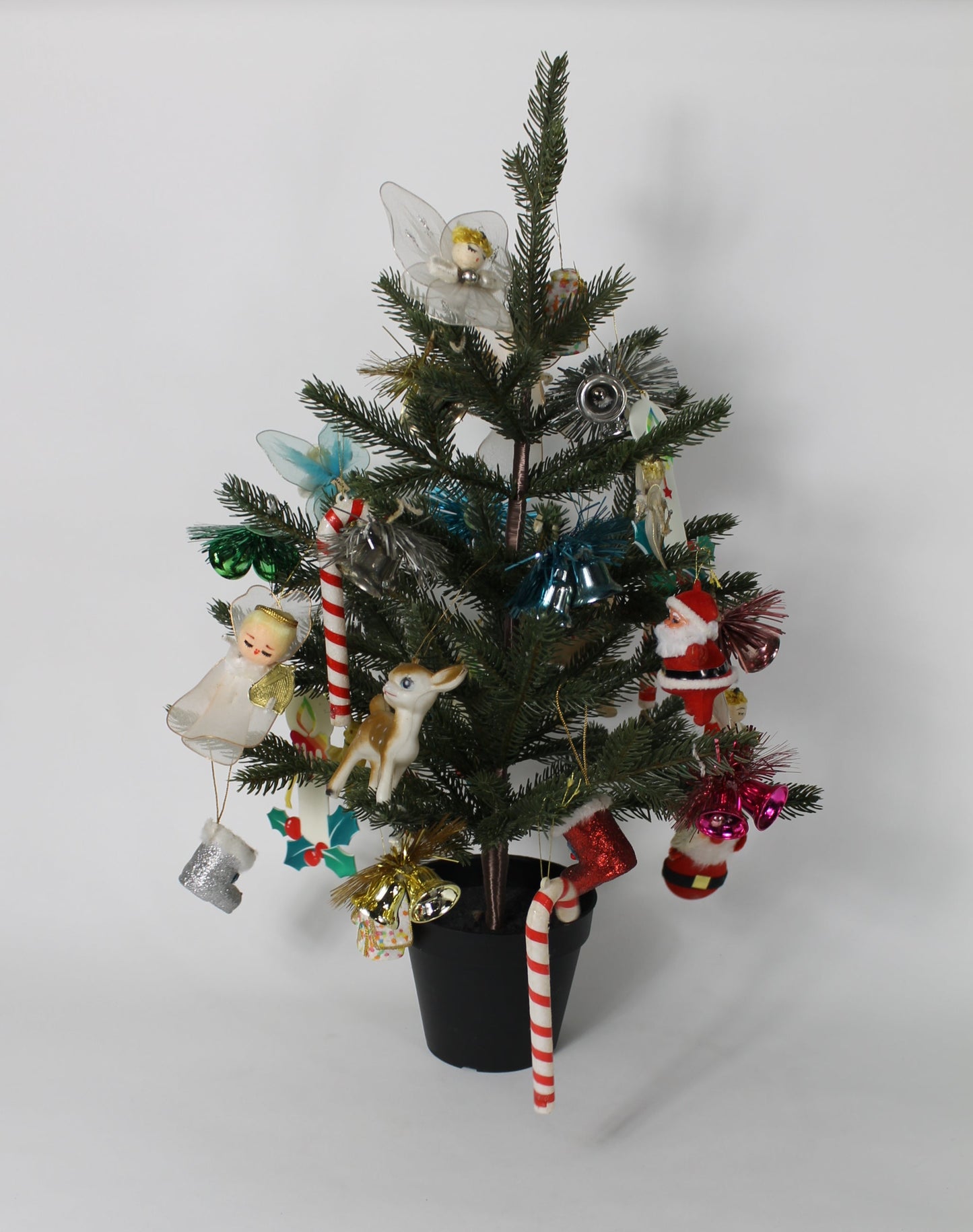 Vintage Ornaments on a Tree