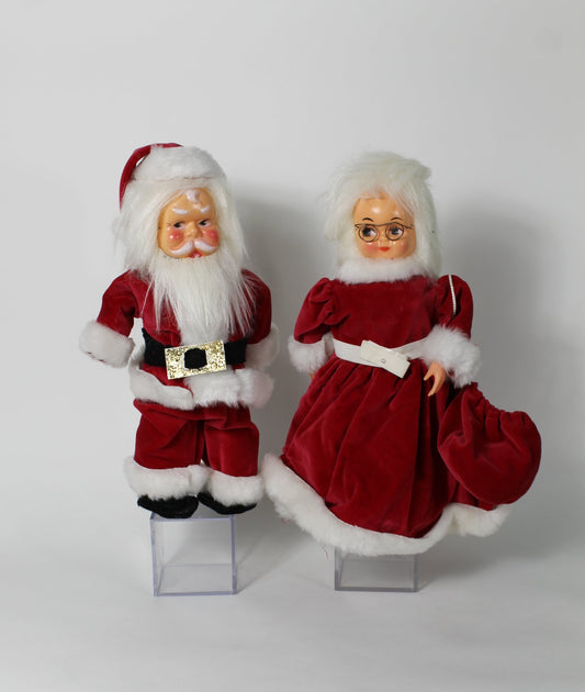 Vintage Santa and Mrs. Claus