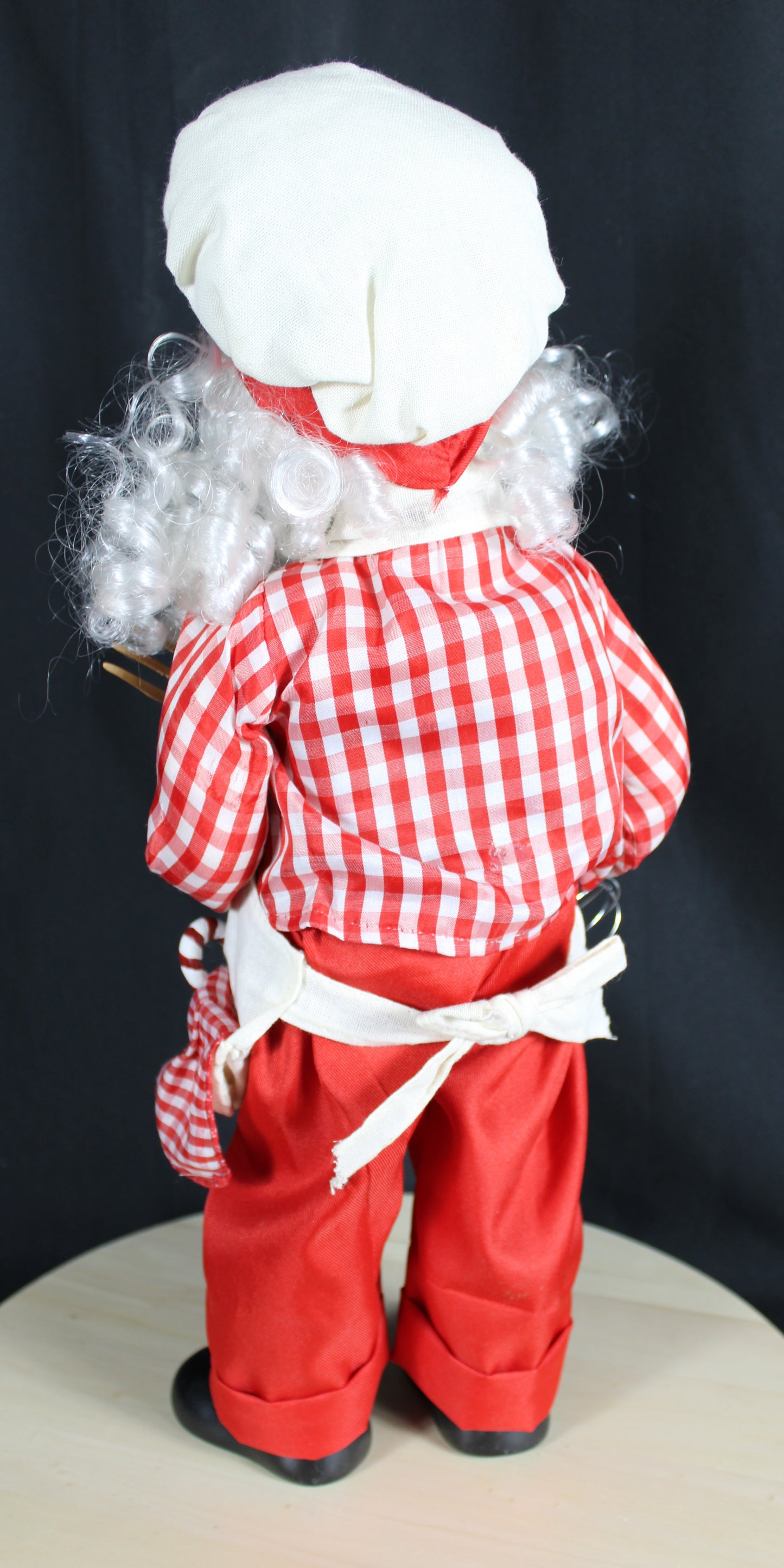 Gourmet Chef Santa Baker Christmas Figure Doll Decoration