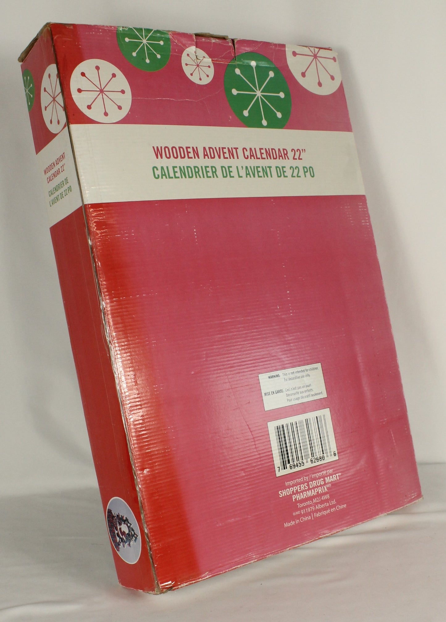 Shoppers/Kirkland Wood Advent Calendar