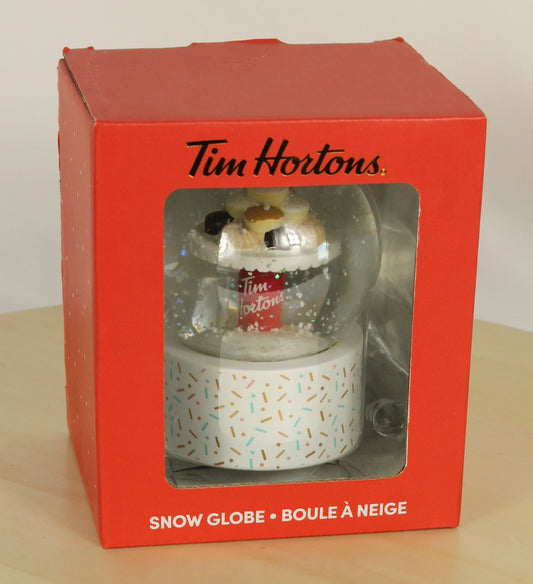 Tim Hortons "Cake Stand" Snow Globe