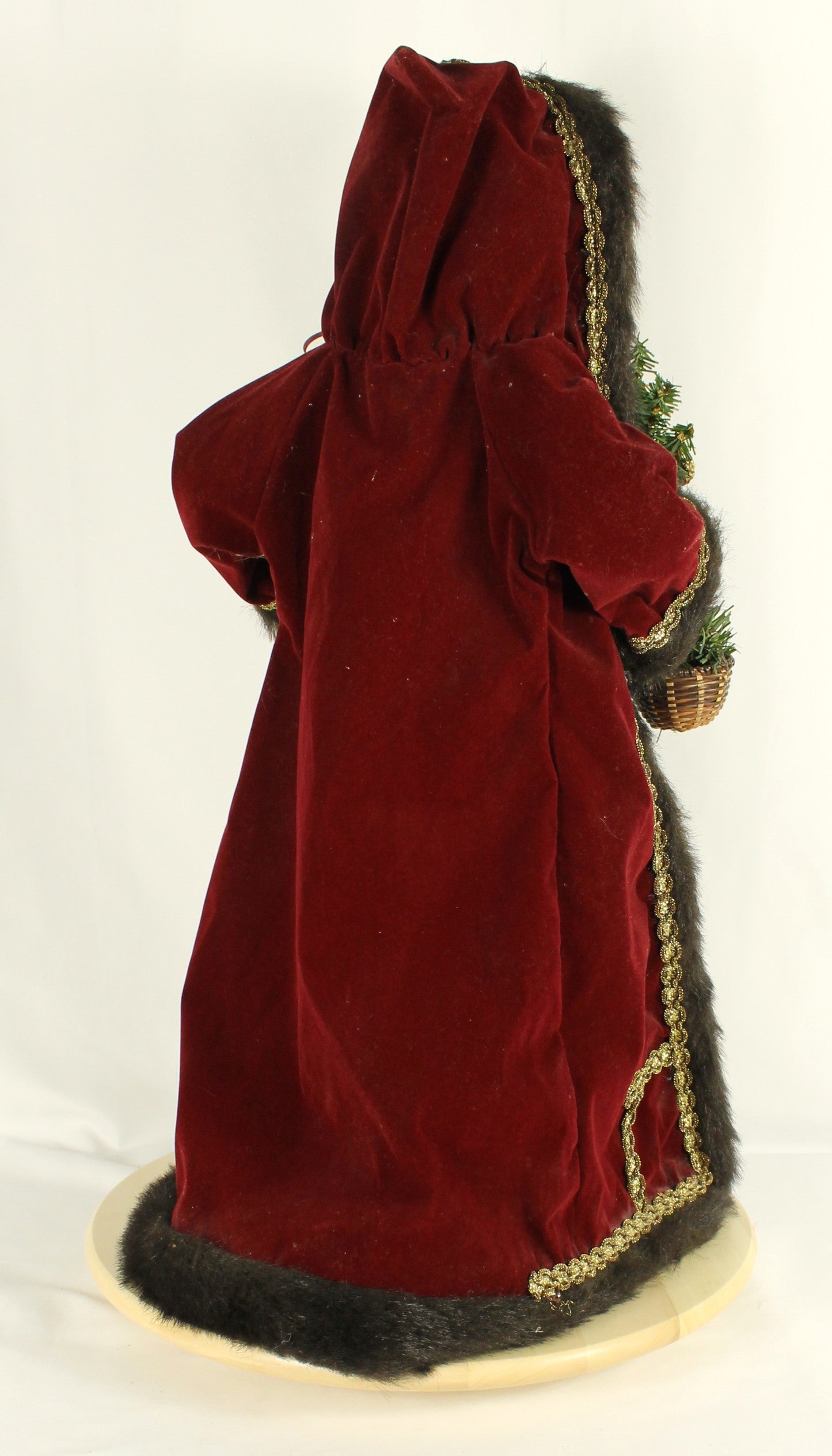 Father Christmas with Staff and Basket