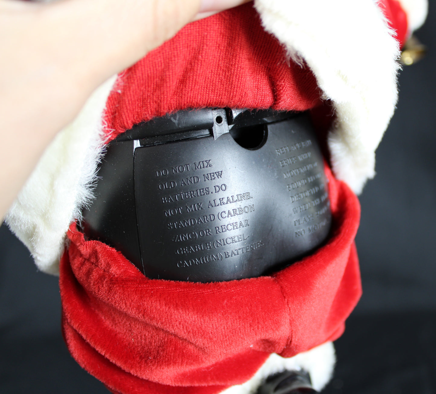 Musical Parachute Santa Mobile with Multi-Colored Canopy